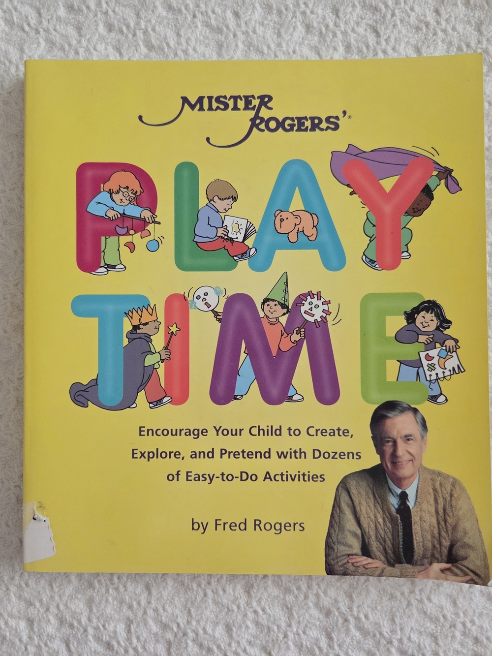 Play Time - Yellow Kids Activity Book by Fred Rogers
